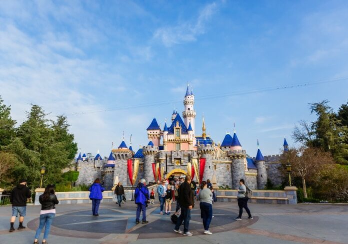 Sleeping Beauty's Castle at Disneyland, California.